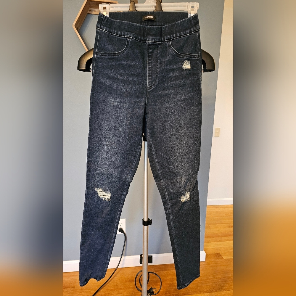 EXPRESS PULL ON SKINNY JEGGING SIZE S